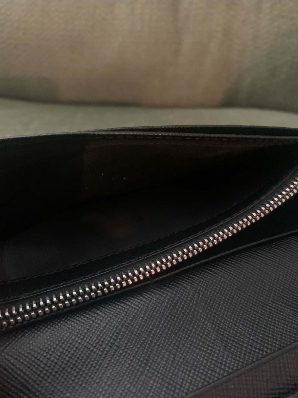 Prada Saffianno Leather Long Bifold Wallet - Picture 9 of 11